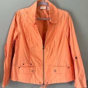 Chico's Women's Orange Utility Jacket